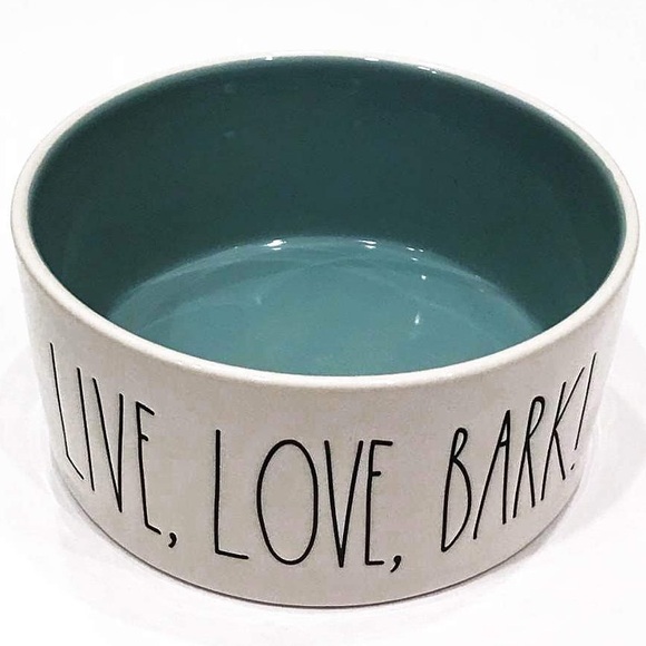 Rae Dunn Other - 🎉4X HP🎉Rae Dunn Live, Love, Bark! Dog Dish